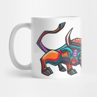 Mexican bull hand drawn illustration Mug